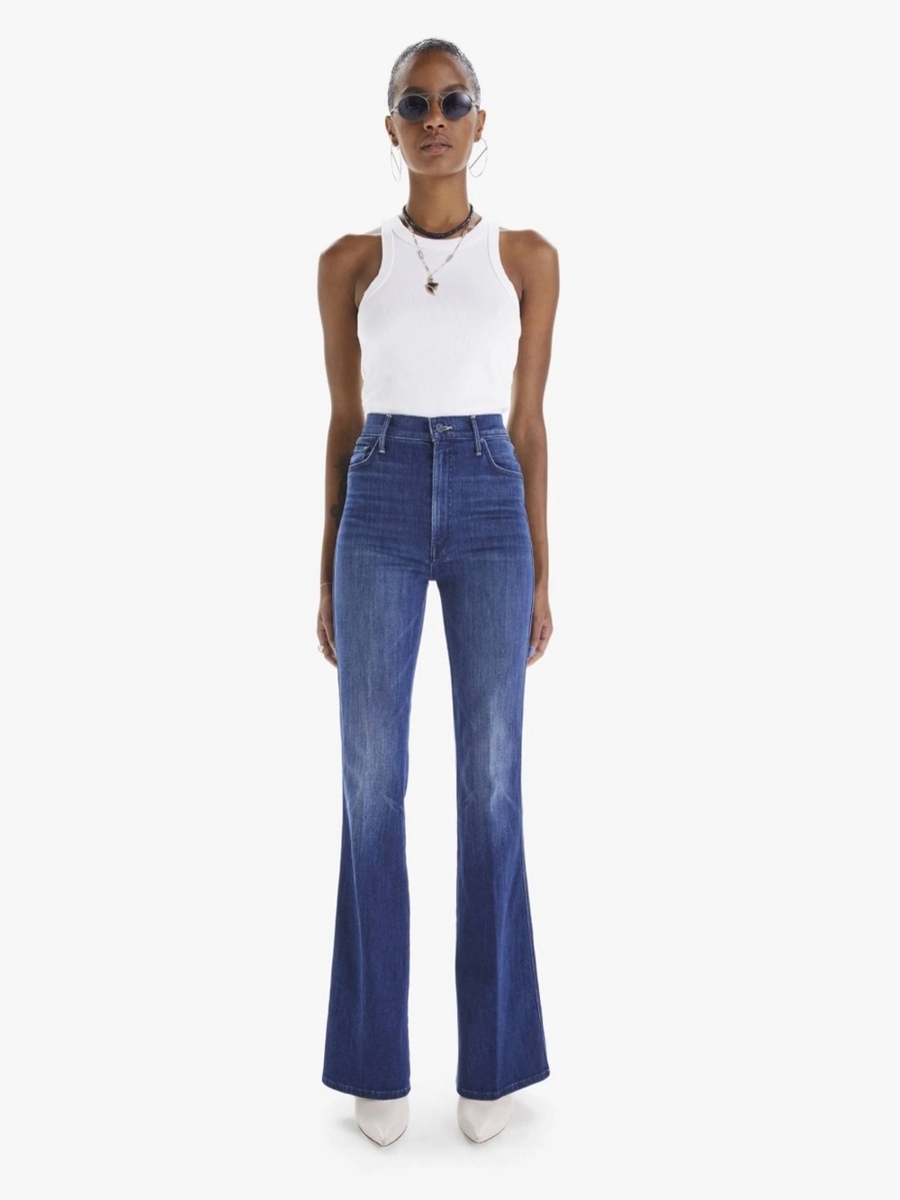 Mother The Mellow Drama Anchor Point High Waist size 26 High Waist Flare